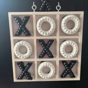 Wooden Tic Tac Toe Game