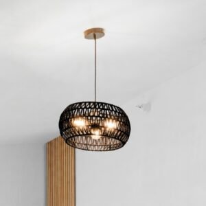 Rattan Chandelier Ceiling Light