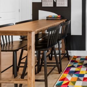 Black Bar Stools with Back