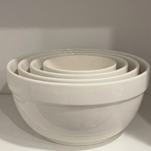 Porcelain Prep Bowls With Lids